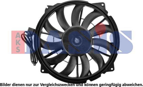 AKS Dasis 488019N - Ventilator, radiator aaoparts.ro