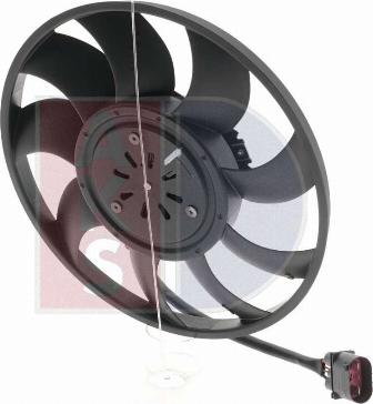 AKS Dasis 488034N - Ventilator, radiator aaoparts.ro