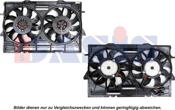 AKS Dasis 488033N - Ventilator, radiator aaoparts.ro