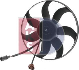 AKS Dasis 488028N - Ventilator, radiator aaoparts.ro