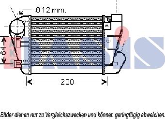 AKS Dasis 487023N - Intercooler, compresor aaoparts.ro