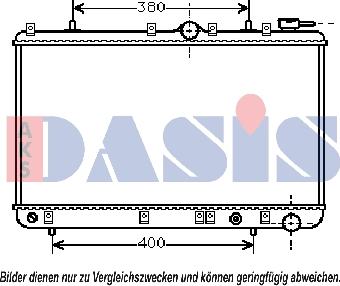 AKS Dasis 560060N - Radiator, racire motor aaoparts.ro