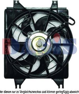 AKS Dasis 568024N - Ventilator, radiator aaoparts.ro