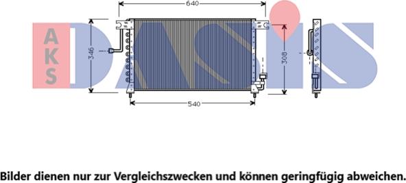 AKS Dasis 562010N - Condensator, climatizare aaoparts.ro