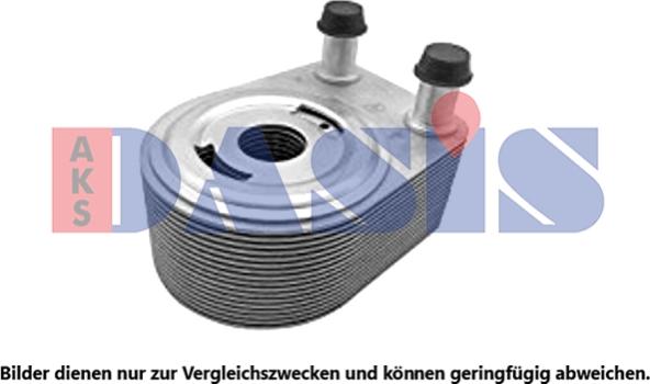 AKS Dasis 526010N - Radiator ulei, ulei motor aaoparts.ro