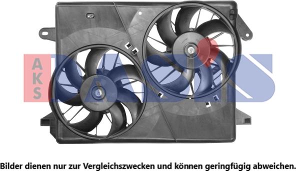 AKS Dasis 528007N - Ventilator, radiator aaoparts.ro