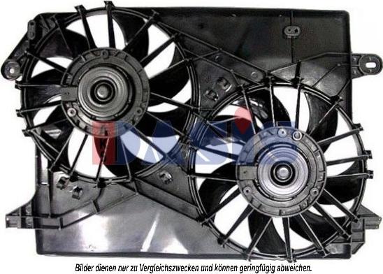 AKS Dasis 528039N - Ventilator, radiator aaoparts.ro