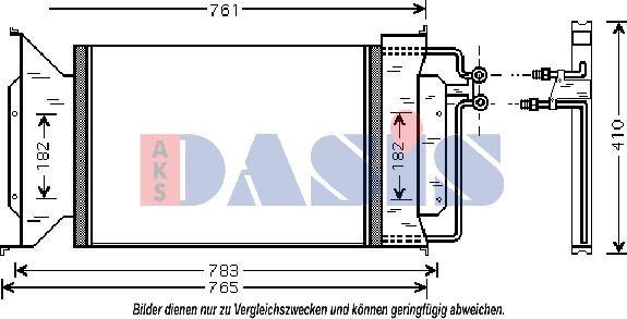 AKS Dasis 522035N - Condensator, climatizare aaoparts.ro