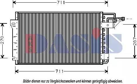 AKS Dasis 522070N - Condensator, climatizare aaoparts.ro