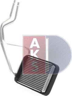 AKS Dasis 099016N - Schimbator caldura, incalzire habitaclu aaoparts.ro
