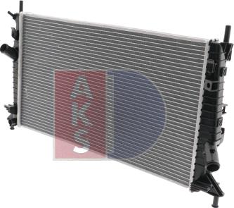 AKS Dasis 090011N - Radiator, racire motor aaoparts.ro
