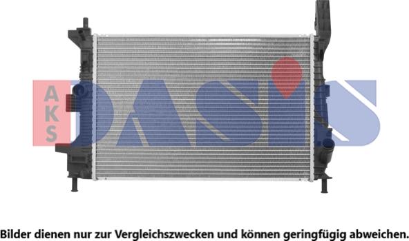 AKS Dasis 090128N - Radiator, racire motor aaoparts.ro