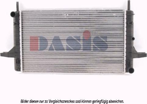 AKS Dasis 090820N - Radiator, racire motor aaoparts.ro