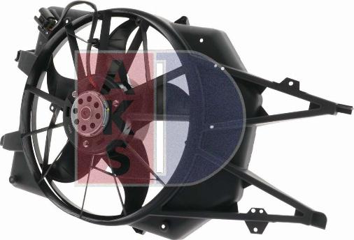 AKS Dasis 098056N - Ventilator, radiator aaoparts.ro