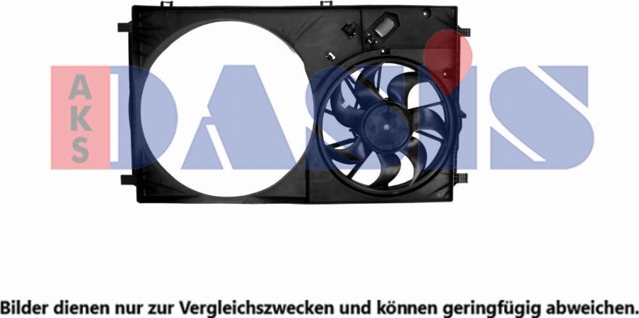 AKS Dasis 098162N - Ventilator, radiator aaoparts.ro