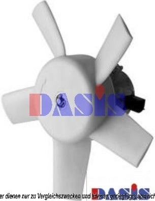 AKS Dasis 098110N - Ventilator, radiator aaoparts.ro