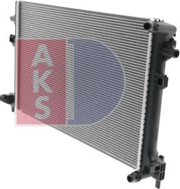 AKS Dasis 040091N - Radiator temperatura scazuta, intercooler aaoparts.ro