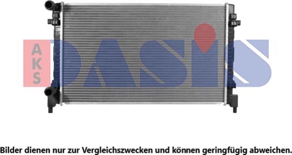 AKS Dasis 040101N - Radiator, racire motor aaoparts.ro