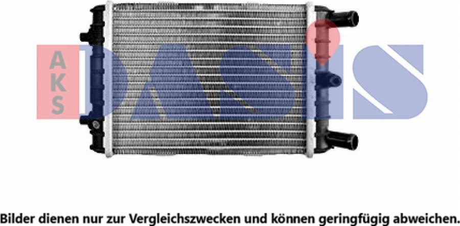 AKS Dasis 040123N - Radiator, racire motor aaoparts.ro