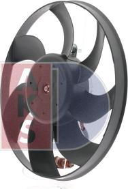 AKS Dasis 048092N - Ventilator, radiator aaoparts.ro