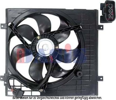 AKS Dasis 048044N - Ventilator, radiator aaoparts.ro