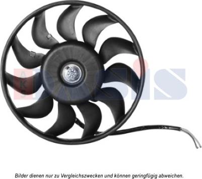 AKS Dasis 048052N - Ventilator, radiator aaoparts.ro