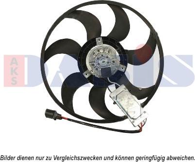 AKS Dasis 048066N - Ventilator, radiator aaoparts.ro