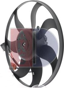 AKS Dasis 048106N - Ventilator, radiator aaoparts.ro