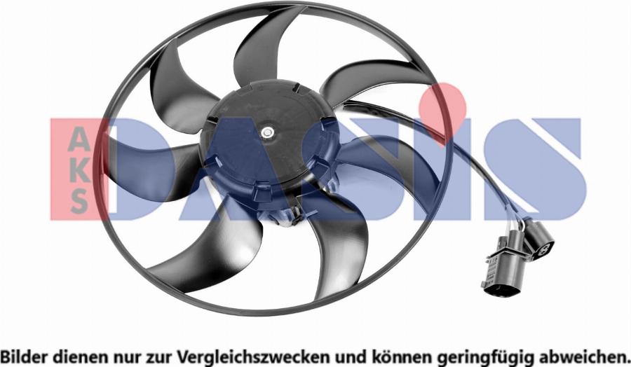 AKS Dasis 048188N - Ventilator, radiator aaoparts.ro