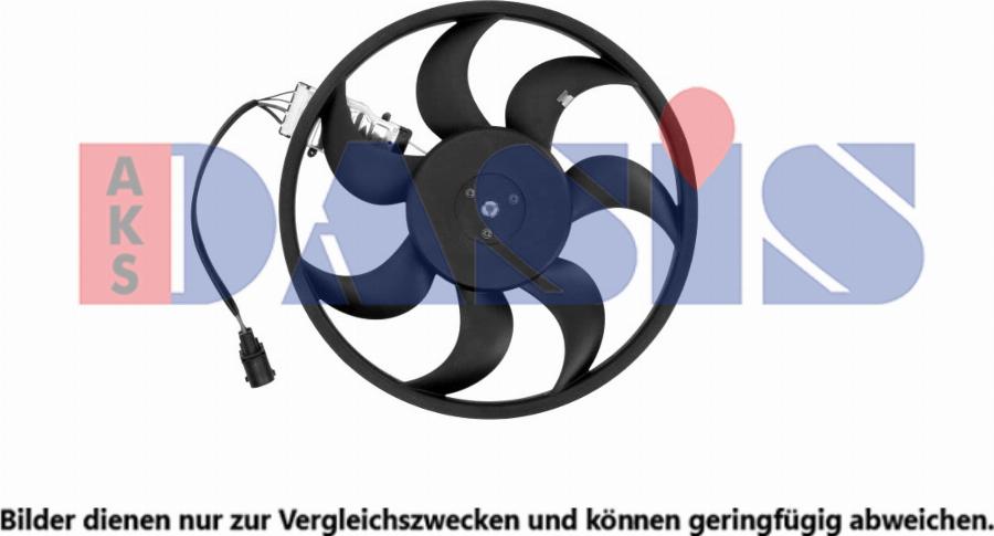 AKS Dasis 048187N - Ventilator, radiator aaoparts.ro