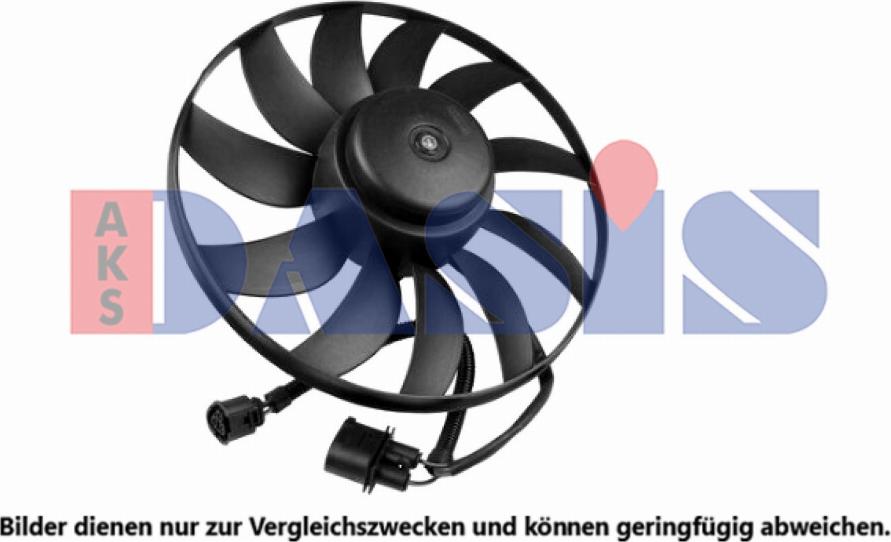 AKS Dasis 048128N - Ventilator, radiator aaoparts.ro