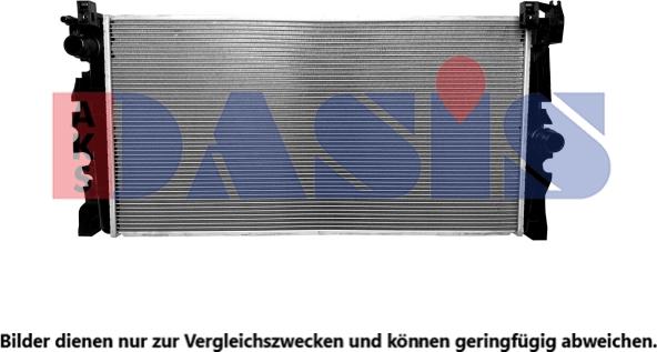 AKS Dasis 050114N - Radiator, racire motor aaoparts.ro