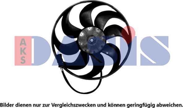 AKS Dasis 068095N - Ventilator, radiator aaoparts.ro