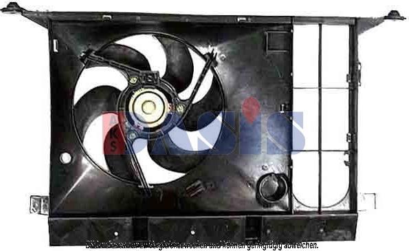 AKS Dasis 068036N - Ventilator, radiator aaoparts.ro