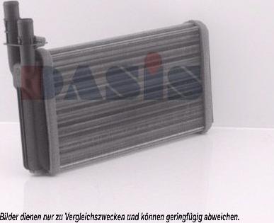 AKS Dasis 019020N - Schimbator caldura, incalzire habitaclu aaoparts.ro