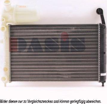 AKS Dasis 080590N - Radiator, racire motor aaoparts.ro