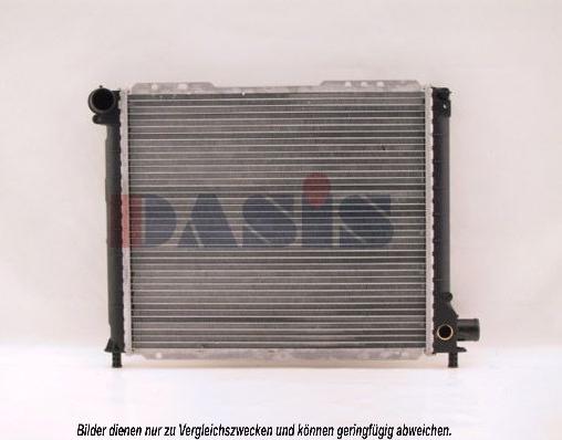 AKS Dasis 080380N - Radiator, racire motor aaoparts.ro
