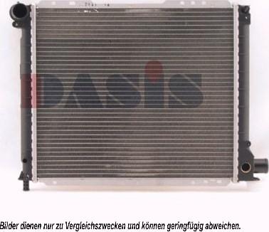 AKS Dasis 080260N - Radiator, racire motor aaoparts.ro