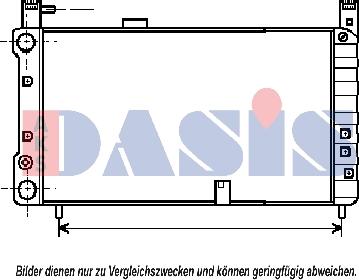 AKS Dasis 080220N - Radiator, racire motor aaoparts.ro