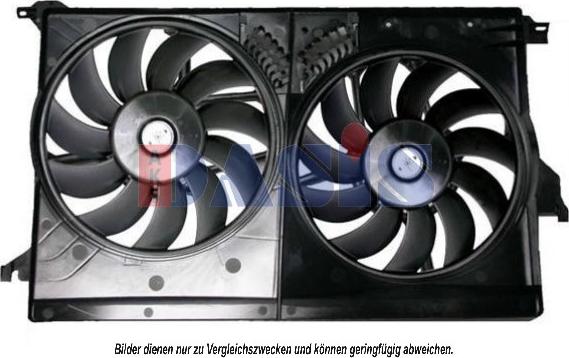 AKS Dasis 198013N - Ventilator, radiator aaoparts.ro