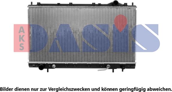 AKS Dasis 140880N - Radiator, racire motor aaoparts.ro