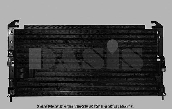 AKS Dasis 142007N - Condensator, climatizare aaoparts.ro