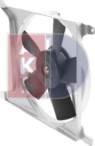 AKS Dasis 158029N - Ventilator, radiator aaoparts.ro
