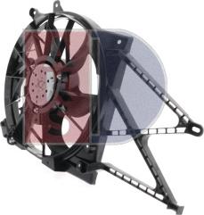 AKS Dasis 158025N - Ventilator, radiator aaoparts.ro