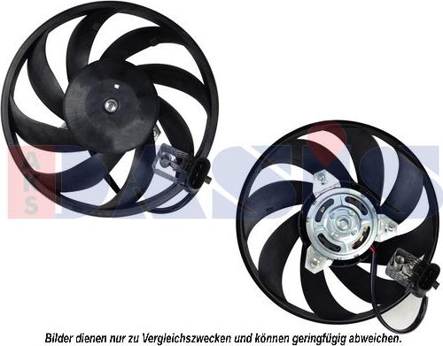 AKS Dasis 158079N - Ventilator, radiator aaoparts.ro