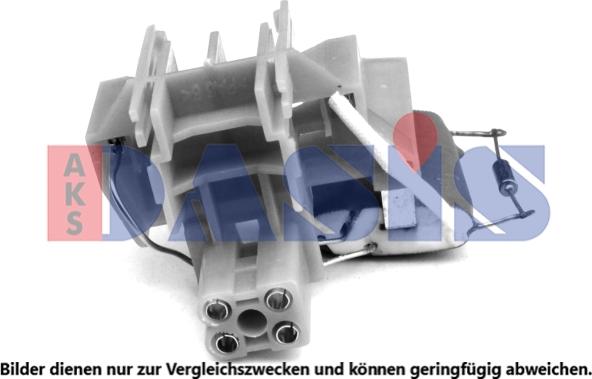 AKS Dasis 158146N - Rezistor, ventilator habitaclu aaoparts.ro