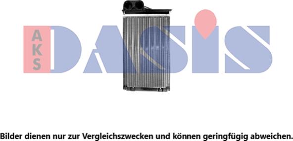 AKS Dasis 169020N - Schimbator caldura, incalzire habitaclu aaoparts.ro