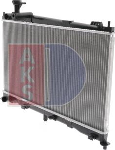 AKS Dasis 110033N - Radiator, racire motor aaoparts.ro