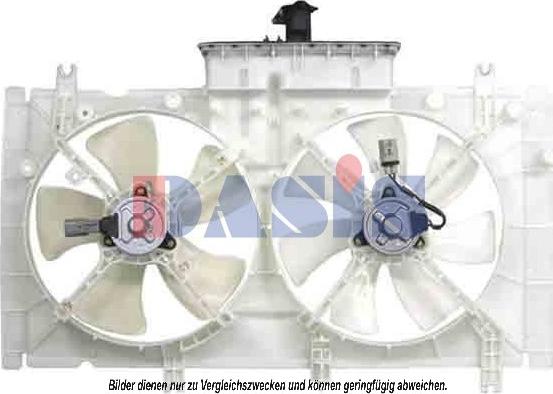 AKS Dasis 118058N - Ventilator, radiator aaoparts.ro