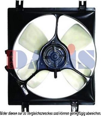 AKS Dasis 118024N - Ventilator, radiator aaoparts.ro